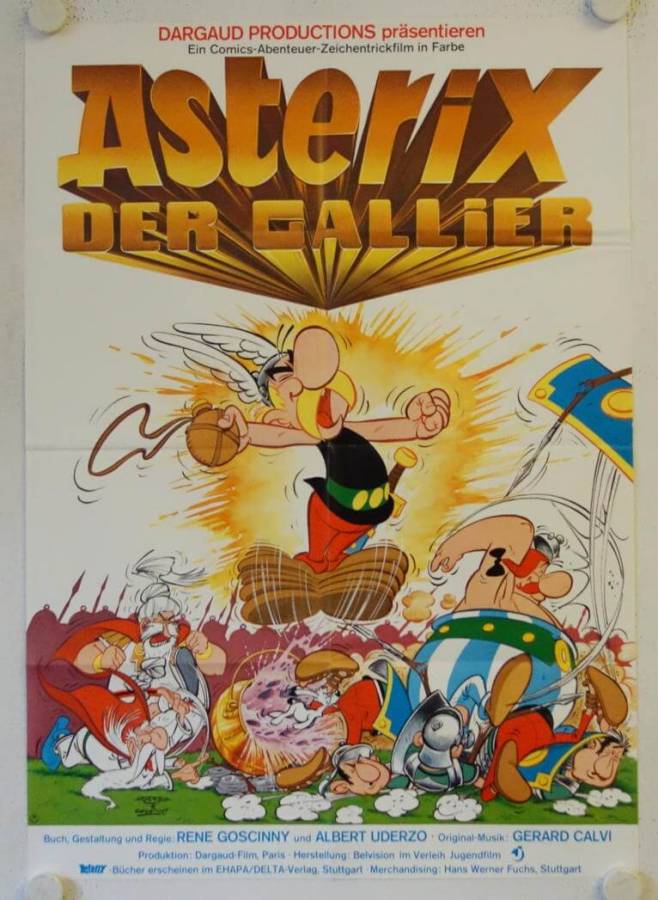 Asterix der Gallier originales deutsches Filmplakat (R70s)
